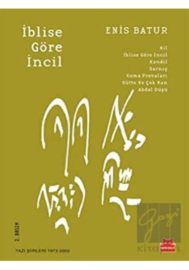 İblise Göre İncil - Enis Batur - Kırmızı Kedi