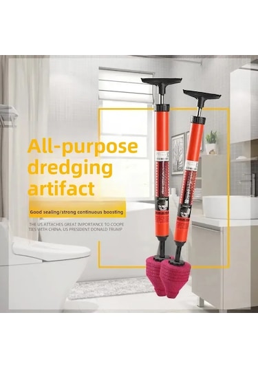 Mufunye Pnömatik Teknoloji İle Tuvalet Ve Kanalizasyon Tıkanıklıklarını Çözün: Dayanıklı Kırmızı Tüp Sokağı Açma Aracı Diğer