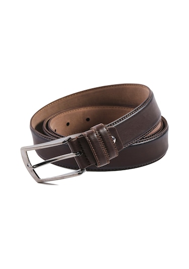 Deribond Erkek Klasik Kemer Kahve