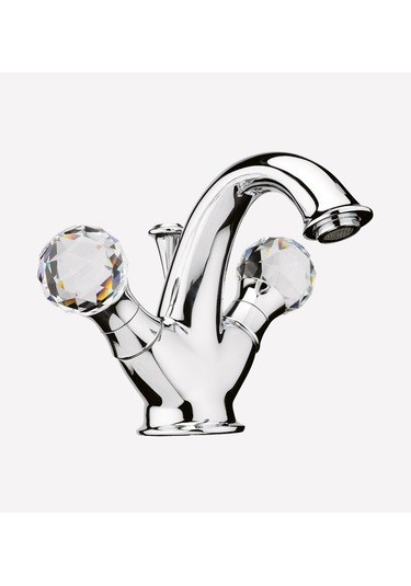 İtalyan Webert Karenina Lavabo Bataryasi Krom-swarovsky Taşli