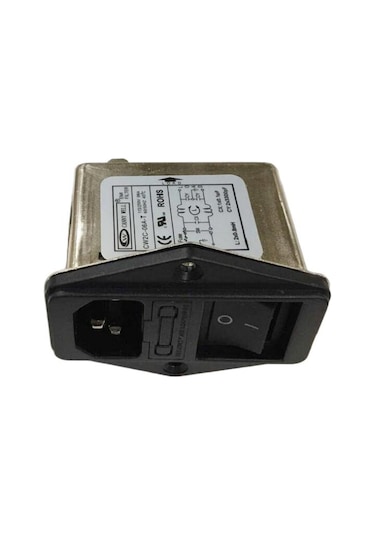 Suntek AC 250V 10A CW2C-6A-T Soket EMI Filtresi