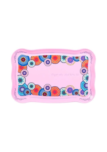 15 Parça Tepsili Çantalı Metal Evcilik Mutfak Eğitici Çocuk Oyuncak Çay Seti