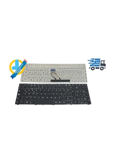 Casper Nirvana Mt50 Mt51 Mt55 Serisi Notebook Klavyesi, Laptop Tuş Takımı Siyah Tr / Kl0449