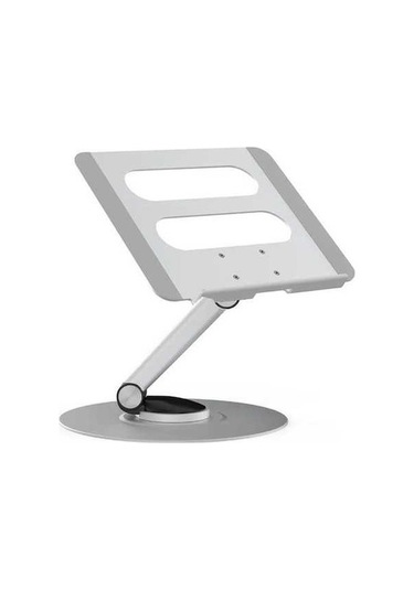 Ebitda Küçük Boy Alüminyum Masaüstü Katlanır Dizüstü Bilgisayar Braketi Ayarlanabilir Soğutma Standı - Gümüş