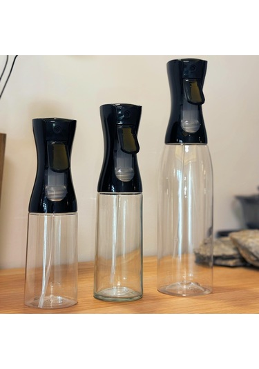 Eastmeeetwest--1 Adet, Yağ Püskürtücü, Mutfak Yağ Püskürtücü, Zeytinyağı Püskürtücü, Ev Yağ Püskürtücü, Salata Izgara, Mutfak Pişirme, Pişirme, Piknik, Mutfak Malzemeleri, Kum Izgara Aletleri İçin 200 Ml Siyah