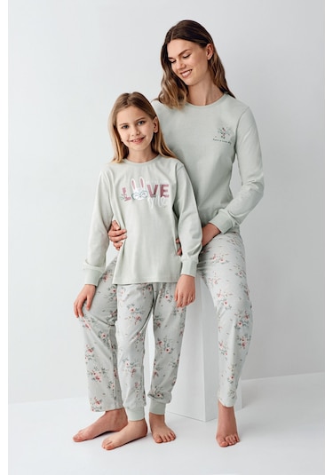 Rolypoly Kadın Yeşil Pijama Takımı Rp3703-s-v1 Yeşil