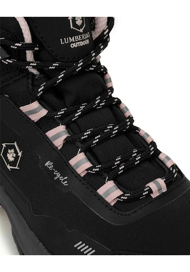 Lumberjack Eco Wmn Hi 4pr Kadın Siyah Waterproof Bot Siyah