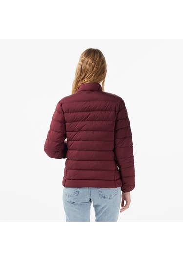 Nautica Kadın Bordo Regular Fit Mont Desenli 57j001t Bordo