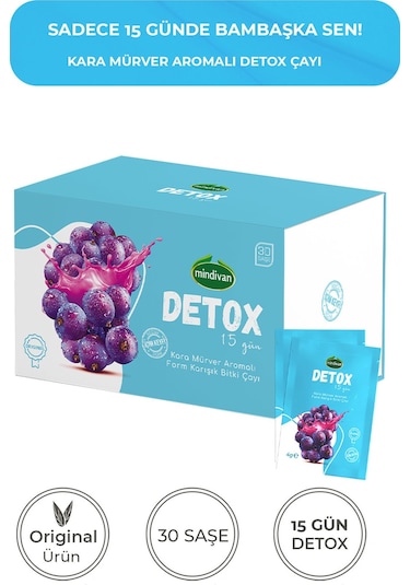 Detoks Çayı Soğuk ve Sıcak İçim Keyfi Detox 15 Gün