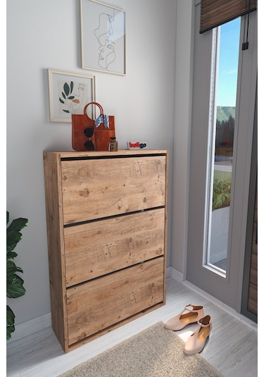 Bofigo Düşer Kapak Ayakkabılık Kayar Raflı Ayakkabılık 3 Bölmeli Ayakkabılık Melek Çam Bofigo Düşer Kapak Ayakkabılık Kayar Raflı Ayakkabılık 3 Bölmeli Ayakkabılık Melek Çam