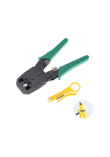 Network Rj45 Ethernet Rj11 Telefon Kablo Jak Sıkma  Pensesi