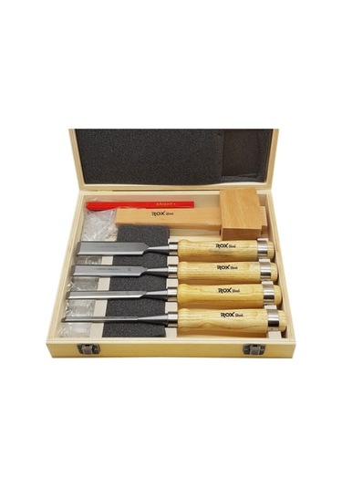 Rox Wood 15399056 8 Parça Ahşap Iskarpela Seti