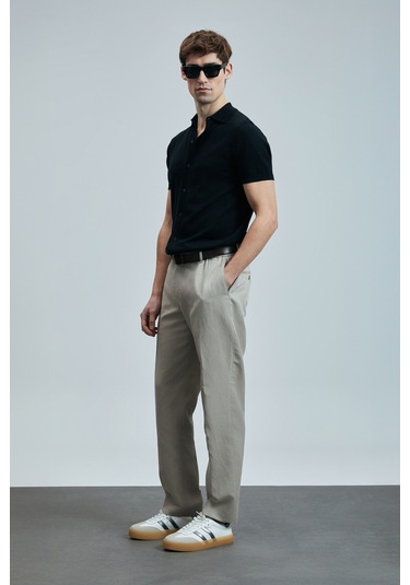 Lufian Hector Erkek Modal Karışımlı Kazak Siyah Siyah 111090132100100 Siyah