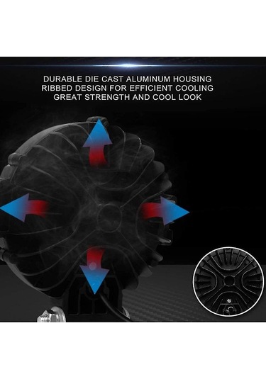 Symbee 60w 5600lm 6000k Beyaz Işık Ip68 Su Geçirmez Dairesel Led Çalışma Lambası, Kamyon Suv İçin Ayarlanabilir Braketli 7 İnç Isı Dağıtımı Iyi