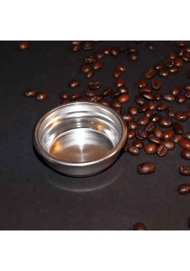 Hfambition 58mm Paslanmaz Çelik Filtre Sepeti - Breville Kahve Makineleri İçin Uyumlu Gümüş