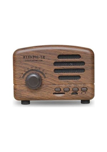 Besthome1 Küçük Ve Güçlü 3w Bluetooth Hoparlör - 10m Menzil, Tf/fm, Retro Tasarım