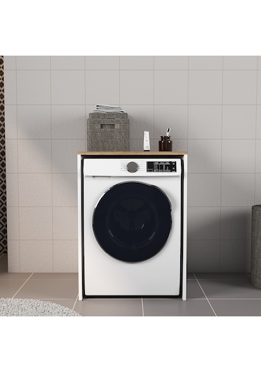 Ferniso Mobilya Çamaşır Makinesı Ve Kurutma Makinesi Dolabı Beyaz Ferniso Mobilya Çamaşır Makinesı Ve Kurutma Makinesi Dolabı Beyaz