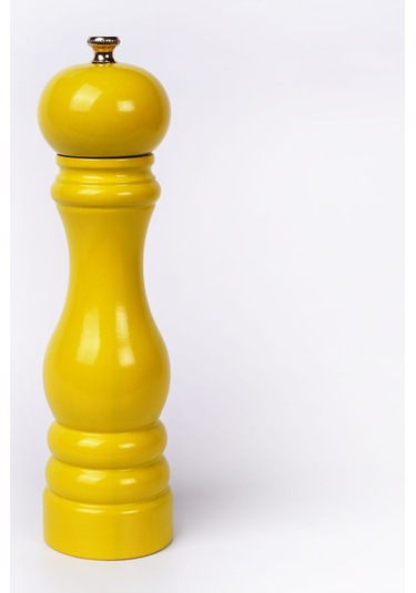 Glıos Sarı Ahşap Tuz Ve Karabiber El Değirmeni 22 Cm Sarı