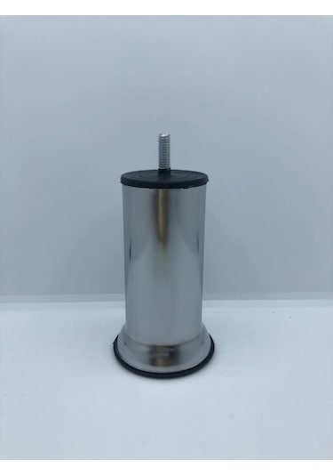 Metal, 15 Cm 5/16 Vidalı Krom Kaplama Baza,koltuk Ayağı 4 Adet