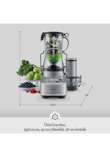 Sage SJB815 3x Bluıcer Pro 1350 W Katı Meyve Sıkacağı (Teşhir)