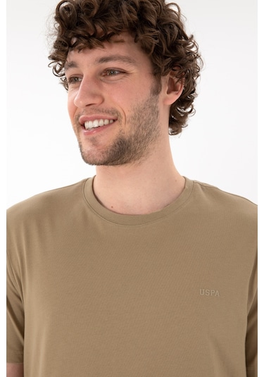 U.S. Polo Assn. Erkek Regular Fit Bisiklet Yaka Haki Basic Tişört 50305928-VR027 U.S. Polo Assn. Erkek Regular Fit Bisiklet Yaka Haki Basic Tişört 50305928-VR027
