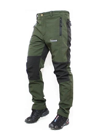 Mudwill Kışlık Polarlı Softshell Erkek Pantolon Haki