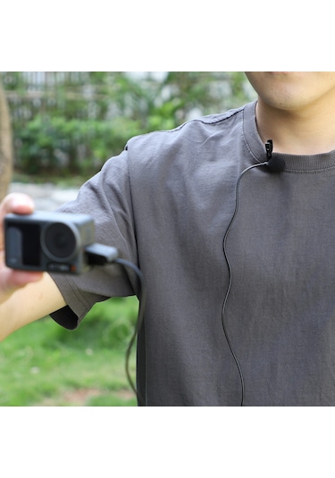 Djı Pocket 3 / Action 4/3/2 Sunnylife Mc490 Yaka Mikrofon Hareket Kamera Kayıt Buğday İçin