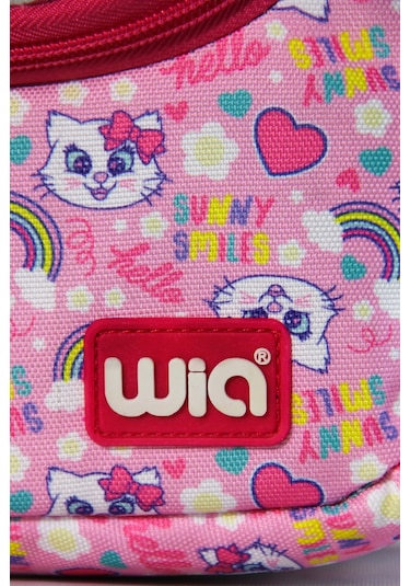 Wia Sweet Cat Kız Çocuk Termoslu Beslenme Çantası Pembe