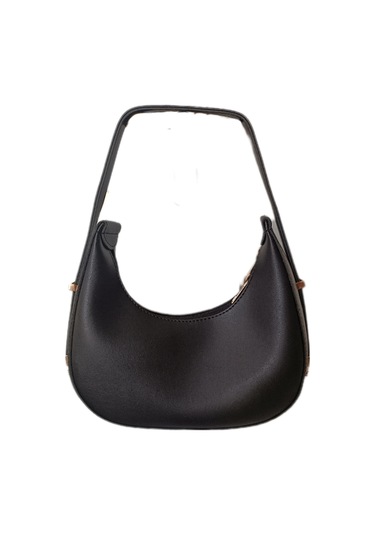 Benny Bayan Kol Omuz Çantası Baget Çanta Siyah