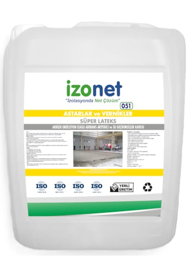 İzonet 051 Süper Lateks 5 Kg 10 KG