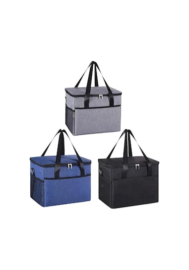 Sert İç Kısımlı Yumuşak Soğutucu Çanta, Büyük Yalıtımlı Piknik Öğle Yemeği Çantası, Kamp/barbekü/aile Aktiviteleri/açık Hava Sporları İçin Yumuşak Soğutucu Çanta Çok Renkli