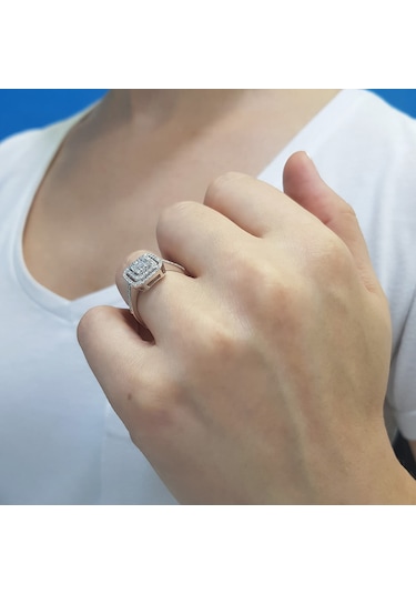 Lova 0,48 Karat Baget Pırlanta Yüzük - 1020314