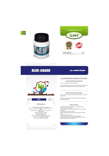 Gmt Blue-Guard Sıvı Aşı Macunu 1 Lt