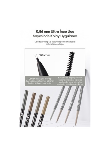 Clıo Kill Brow Slim Brow 04 Cool Gray