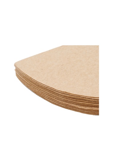 Fosenze 2-4 Kişilik V02 Konik Filtre Kağıdı, Drip Kahve Makinesi İçin Ahşap Malzeme, 161x120mm Boyut Diğer
