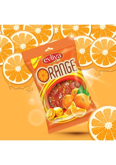 Evliya Şekerleme Portakal Aromalı Sert Şeker 350 G