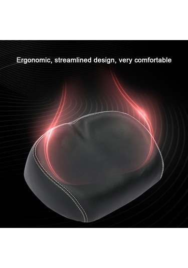 Xindoker Ergonomik Dikdörtgensiz Bisiklet Oturagi - Yüksek Esneklikli, Şok Emici, Dağ Bisikleti Ve Yol Bisikletleri İçin Siyah-kırmızı Çok Renkli
