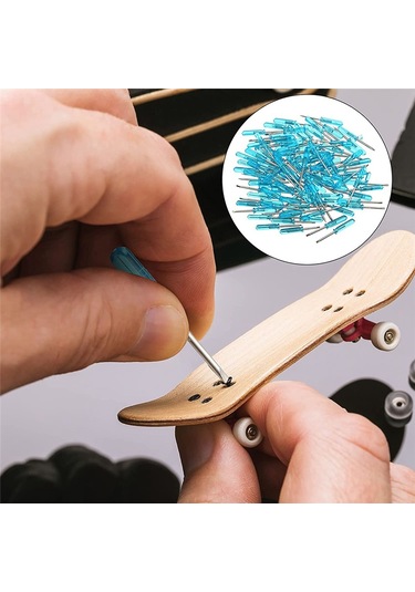 Leasetake 100 Adet Mini Yivli Tornavida, 2.0mm Düz Başlı 45mm Uzunluk Küçük Ev Aletleri Onarımı İçin