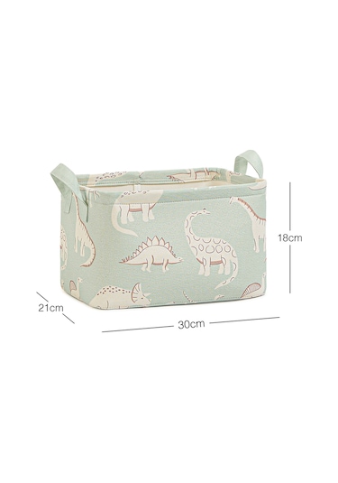 Ocean Home Textile Çocuk Odası Dinozor Sepet 30 x 21 x 18 cm