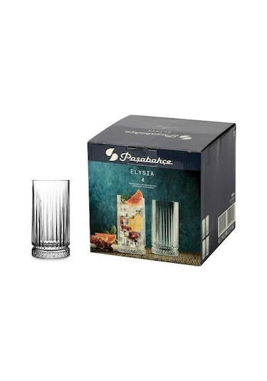 Paşabahçe 520125 Elysia Meşrubat Bardağı 280 CC 4'Lü
