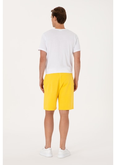 U.s. Polo Assn. Erkek Koyu Sarı Şort Örme 50298037-vr094 Koyu Sarı