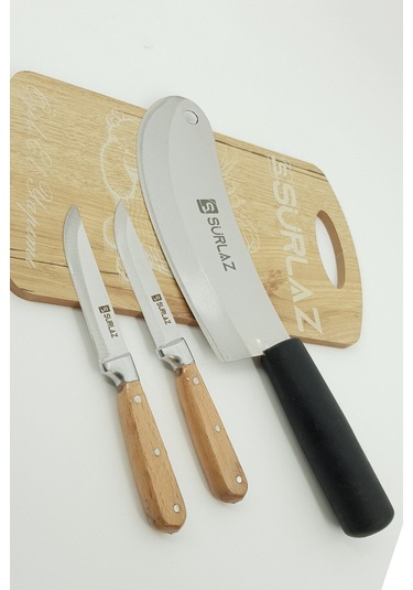 Sürmene Mutfak Bıçak Seti Soğan. Satırı. Pide Kesici