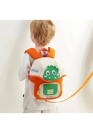 Oldfriend 3-6 Yaş Popüler Yeni Sevimli Çizgi Film Hafif Kayıp Önleyici Çocuk Sırt Çantası Mavi Mavi