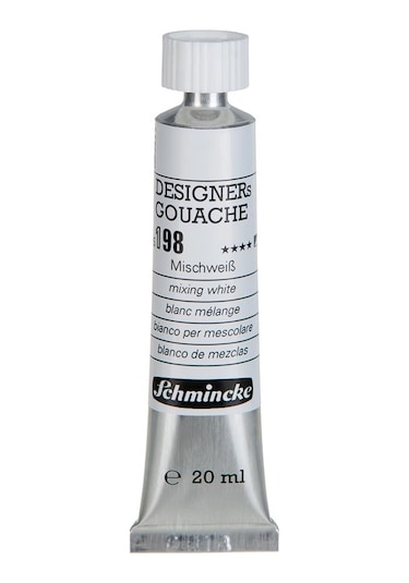 Schmincke Hks Designers' Gouache Tüp Guaj Boya 20 ML 314 Scarlet Red