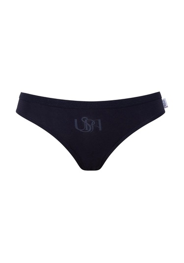 U.s Polo Assn. 66425 Kadın Pamuklu 3'lü Slip Külot-lacivert&kırmızı&lacivert Çok Renkli