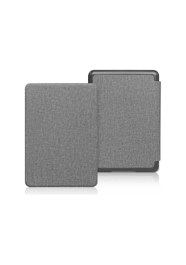 Cosmostec Amazon Kindle Paperwhite 4 E Kitap Okuyucu Kılıfı Gri