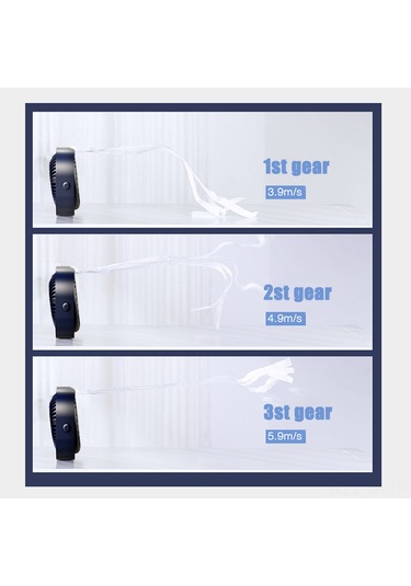 Vkemall Taşınabilir Usb Şarjlı Mini Masa Fanı - 3 Hız Ayarlı, Sessiz Ve Hafif