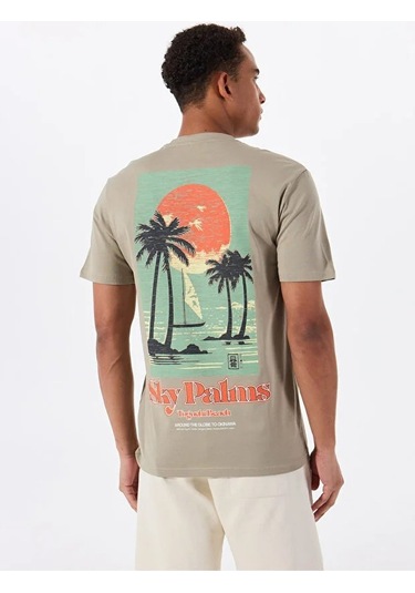 Onsfaruk Reg Ss Tee Cs Erkek Laurel Oak T-shirt - 22035585