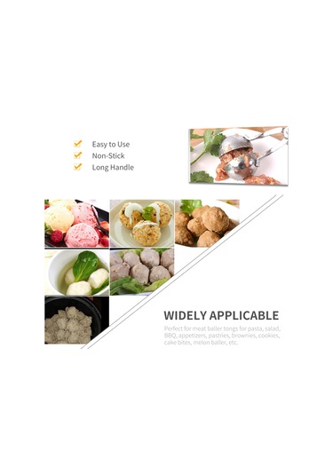Kosona Büyük Boy Gümüş 304 Paslanmaz Çelik Et Köftesi Yapıcı, Anti-yapışkan, Kolay Kullanım, Mutfak Aleti Diğer