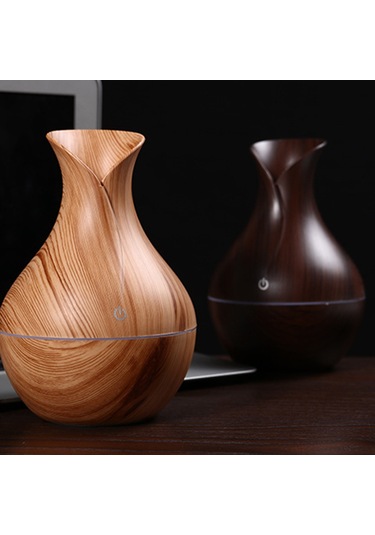 Hfambition Ev Tipi Sessiz Uzaktan Kumandalı Ahşap Desenli Aromaterapi Nemlendirici Cihazı